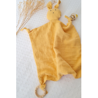 Knuffelkonijn Okergeel L